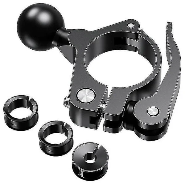 25 mm aluminiumkulehodeadapter motorsykkelstyre 1 tommes basefesteholder sykkel sykkel rideklips GPS-brakett (LGL)