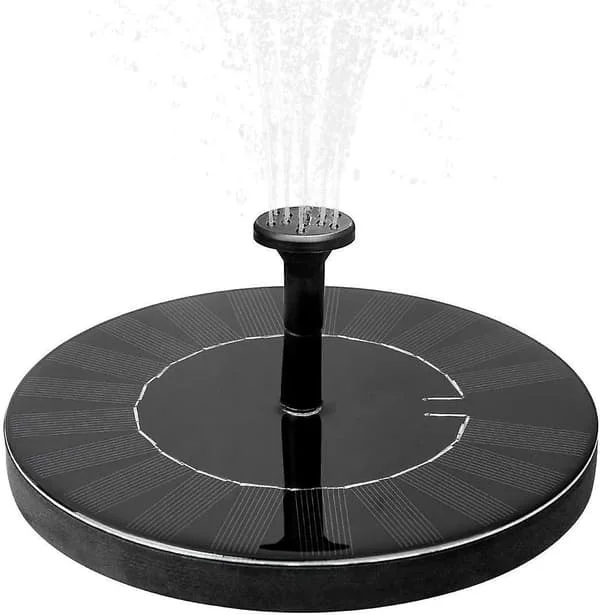 Solcellsfontän med batteri, 1,5 W utomhusfontän, vattenfontän, trädgårdsdekoration, minipump, solpump med batteri, dammpump utomhus-FS3-