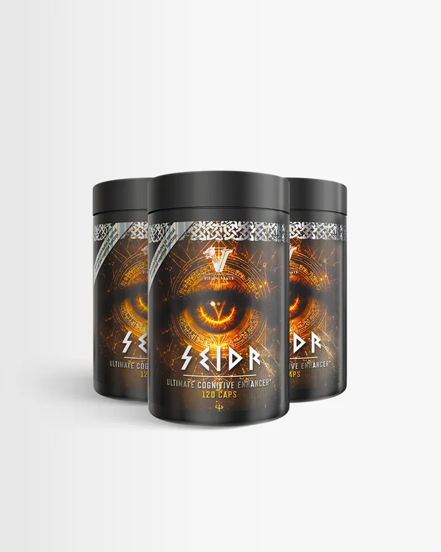3 x Viking Power Seidr - Nootropics - 120 kapsler