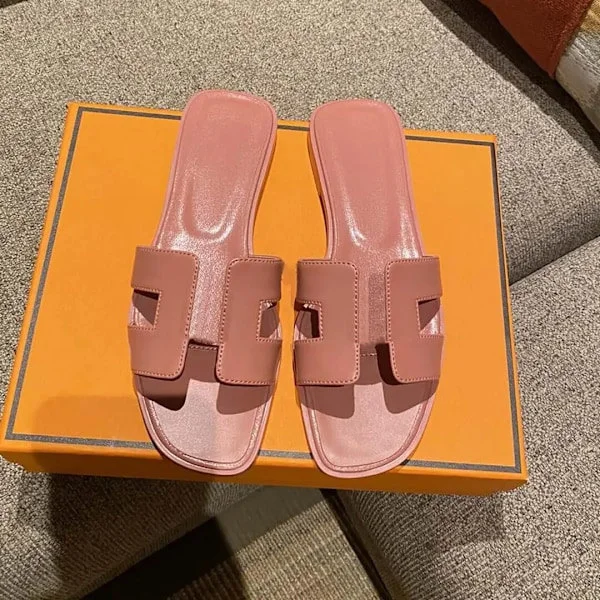 Sexy sandaler dame strand slippers Klassiske flate skinn sandaler dame 9