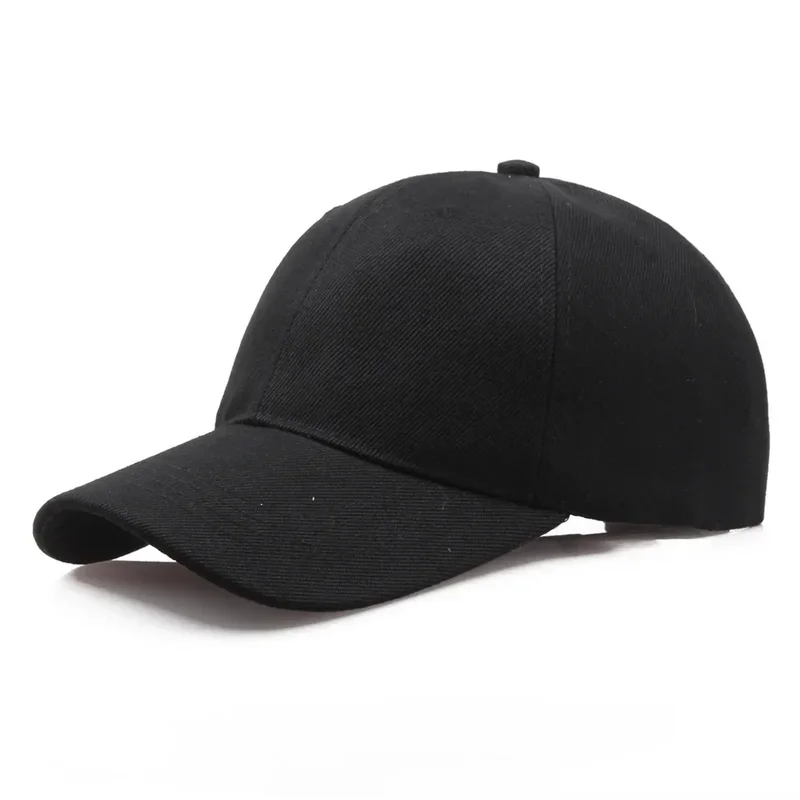 AliExpress - Zwarte Pet Effen Kleur Baseball Cap Snapback Caps Casquette Hoeden Getailleerd Casual Gorras Hiphop Vader Hoeden Mannen Vrouwen Unisex