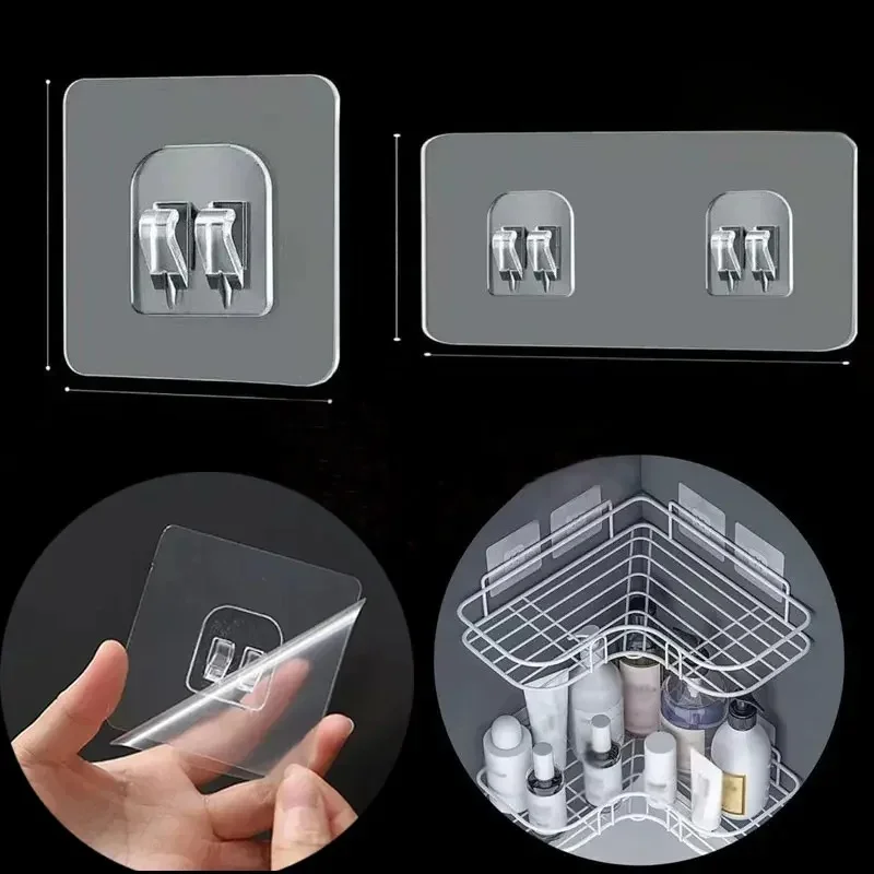 AliExpress - Nahtlose wasserdichte stark klebende selbstklebende Haken Regal Aufkleber für Badezimmer Küche Wandregal Rack Küche Lagerregal