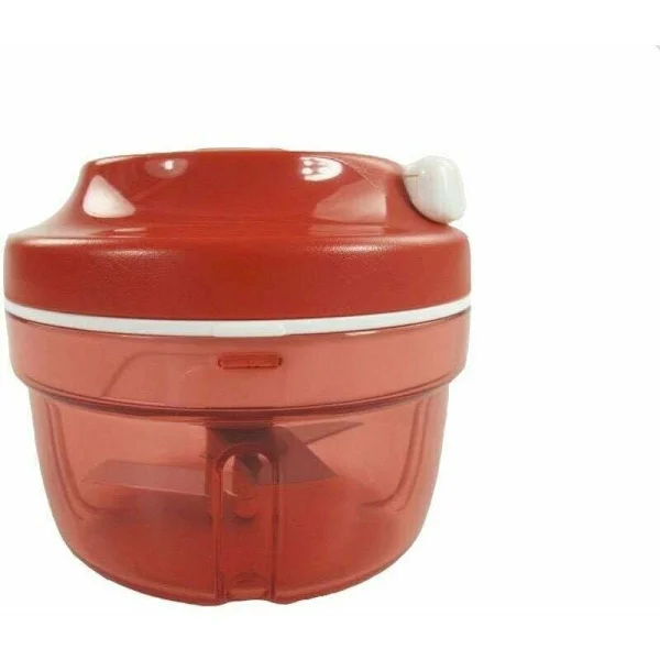 Tigrezy hushållsgrönsaksskärare, manuell design Tupperware Speedy Boy Cord Chef Chopper Grinder köttblandare