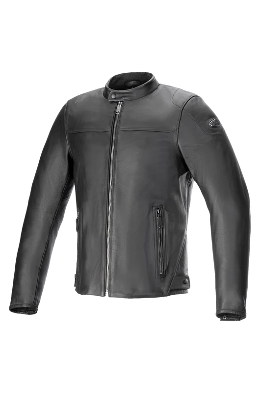 Blouson Moto en Cuir Alpinestars Blacktrack Noir M
