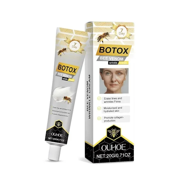 Botoxes Bee Venom Rynkborttagningskräm, Bee Venom Anti-rynk Uppstramande Kräm för Alla Hudtyper