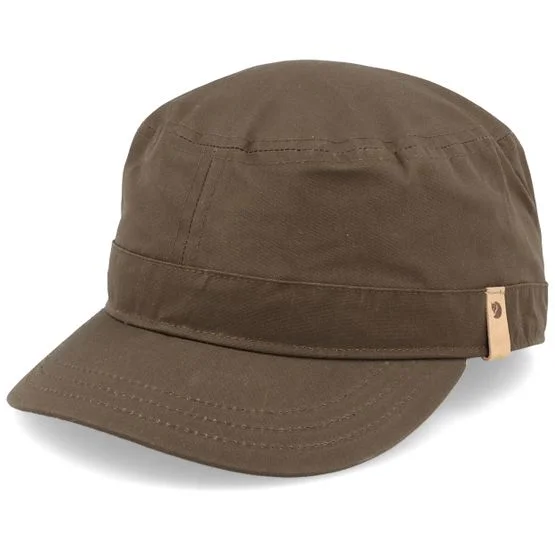 Fjällräven - Marrón 5panel Gorra - Singi Trekking Cap Dark Olive 5-Panel @ Hatstore
