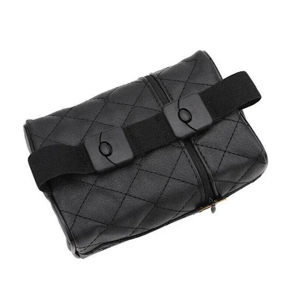 Tjek Tissue Box Cover Hjem Bil Opbevaring Organizer Serviet Etui Holder Sort