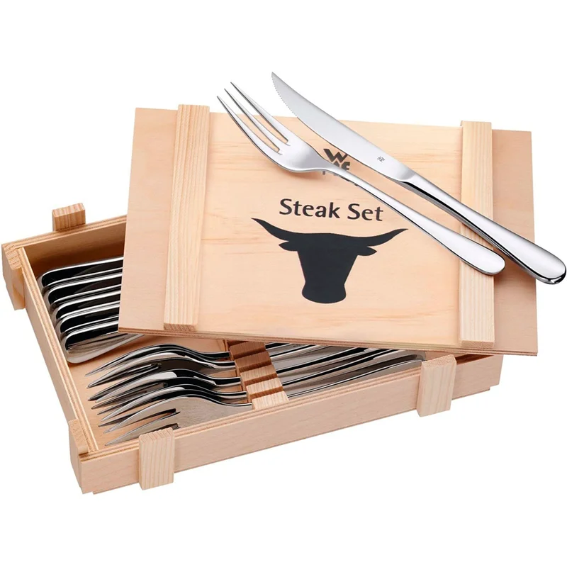 Wmf Steak/grill bestik, 12 dele - Stål | KitchenOne