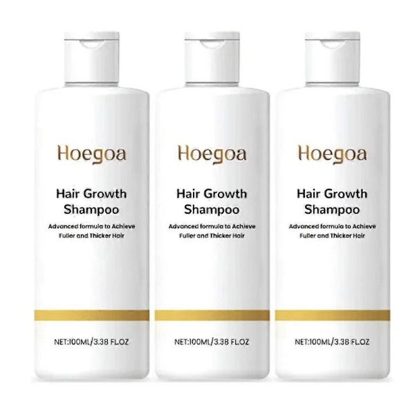 1-3X Hårvækst Shampoo Styrkende Hårrodder Oliekontrol Anti-skæl Hovedbundsrens Risvand Fugtgivende Nærende Shampoo