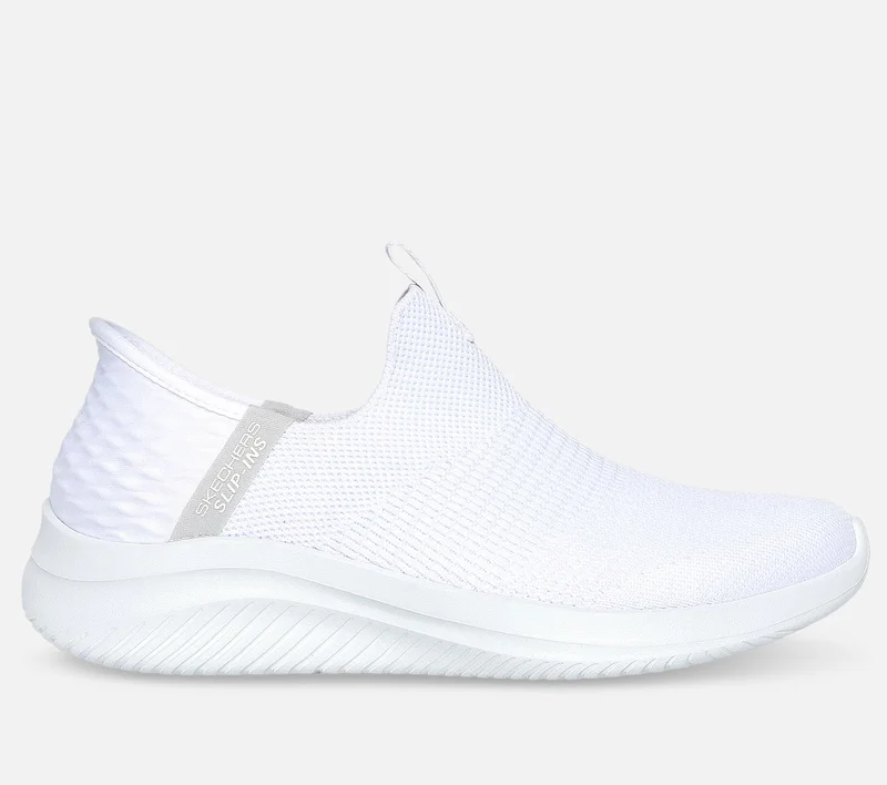 Skechers Slip-ins: Ultra Flex 3.0 - Cozy Streak, str. 41 - Dame, hvide sneakers med Stretch Fit design