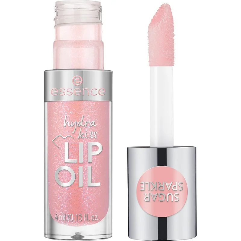 Essence Hydra Kiss Lip Oil 10 Sugar Sparkle, Makeup, Læber, Lip Oil