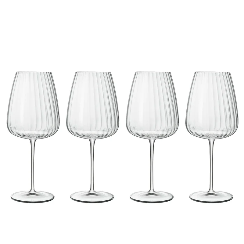 Luigi bormioli Optica Bordeaux rödvinsglas 4-pack | Dukning & Servering > Glas > Vinglas > Rödvinsglas | Bagaren och Kocken
