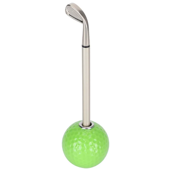 Golfpennor Dekorationer Kontorsbord Multifunktionell Pennhållare med Golfbollsdesign (Grön)