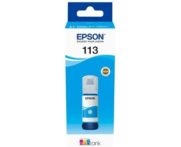Epson Epson Ink 113 Ecotank Cyan - Cyan påfyllnadsbläck Epson 113