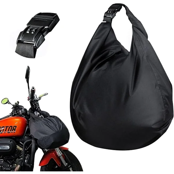 Lockable Helmet Bag, 30L, Oxford with Combination Lock, for Motorcycle and Bicycle Helmet, Large