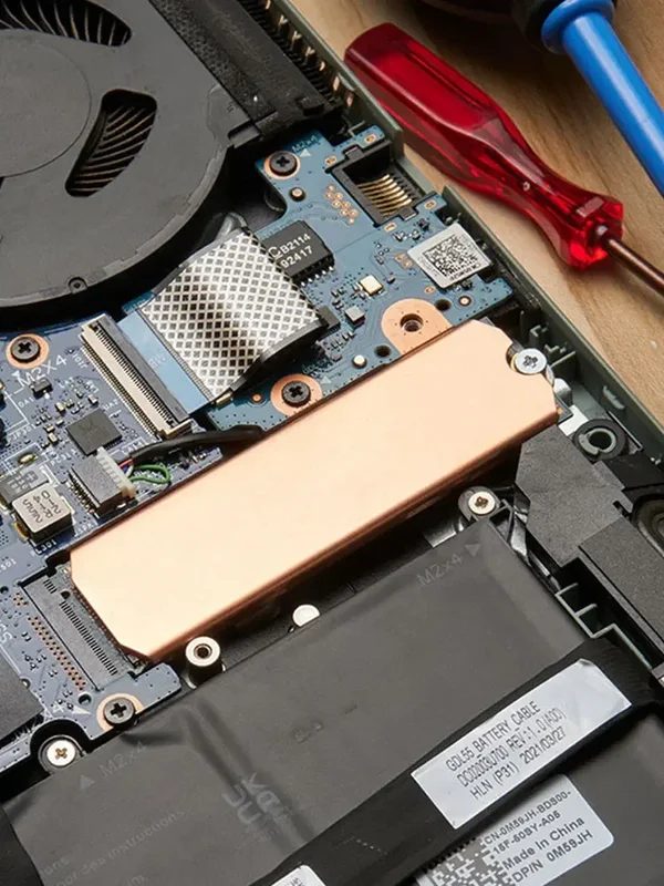 AliExpress - M.2 NVME 2280 2242 2230 SSD Kühlkörper Kupfer PS5 Kühler Solid State Laufwerke Kühler Silikon Für Laptop PC M2 2280 NGFF PCI-E SSD