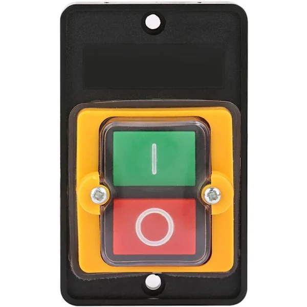 Push Button Switch, AC220V/380V 10A Waterproof On/Off Push Button Switch, Suitable for Mechanical Equipment