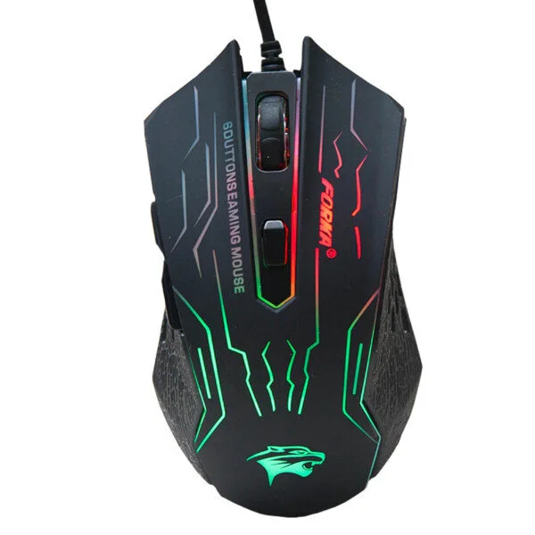 Tyst Klick USB Trådbundet Gaming Mus Gamer Dator Mus För PC Mac Bärbar dator