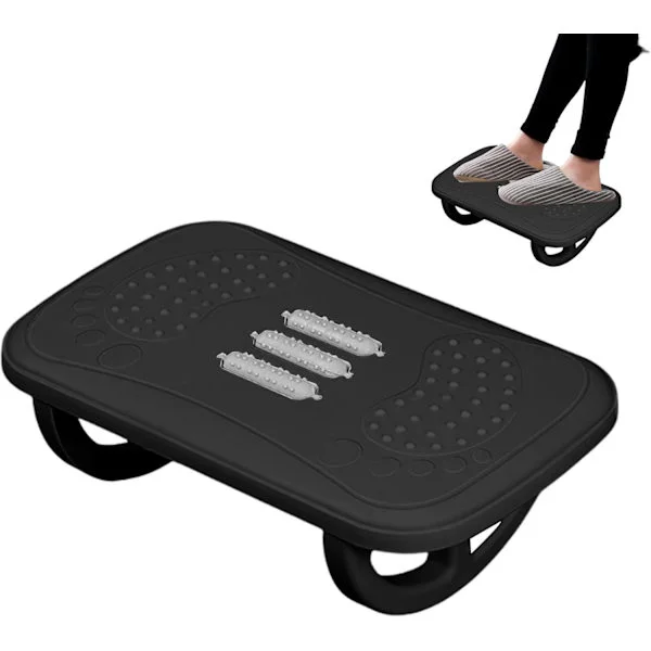 Fotskammel for under skrivebordet - 1 stk - 37,5 × 23 × 11,5 cm - Ergonomisk fotskammel for kontoret - Komfortabel - Egnet for hjem, skole, leilighet.