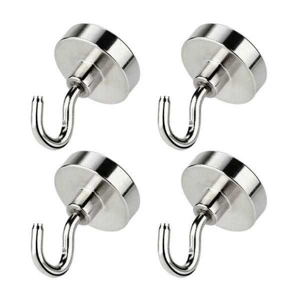 Magnetisk krog ekstra stærk til grill 1,5 kg neodymium magnet krog rustfrit stål magneter