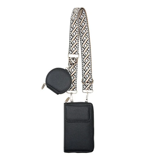 Women's Shoulder Bag Crossbody Cell Phone Bag Black