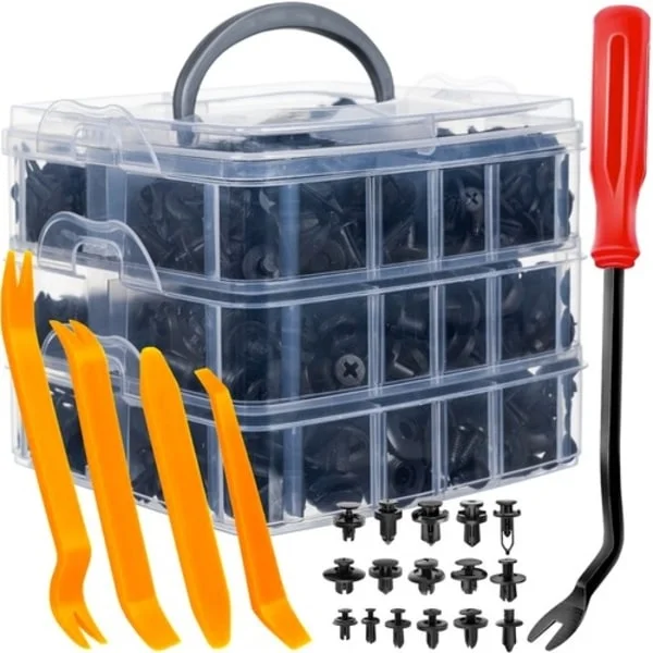 Plastclips til bil / Clips - 620 dele