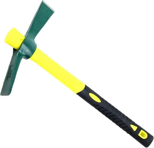 Hacka Micro Pickaxe Yxa Verktyg Trädgårdsarbete Ogräsbekämpning Mini Pickaxe Stål Glasfiberhandtag Trädhacka Hacka Trädgård Gårdsverktyg 38,5 * 22,5 