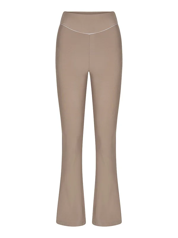 Cartel Copenhagen Cartel CPH Peak High-Waist Flared Brushed Leggings Hazel S, Tøj & Bolig, Bukser, Leggings