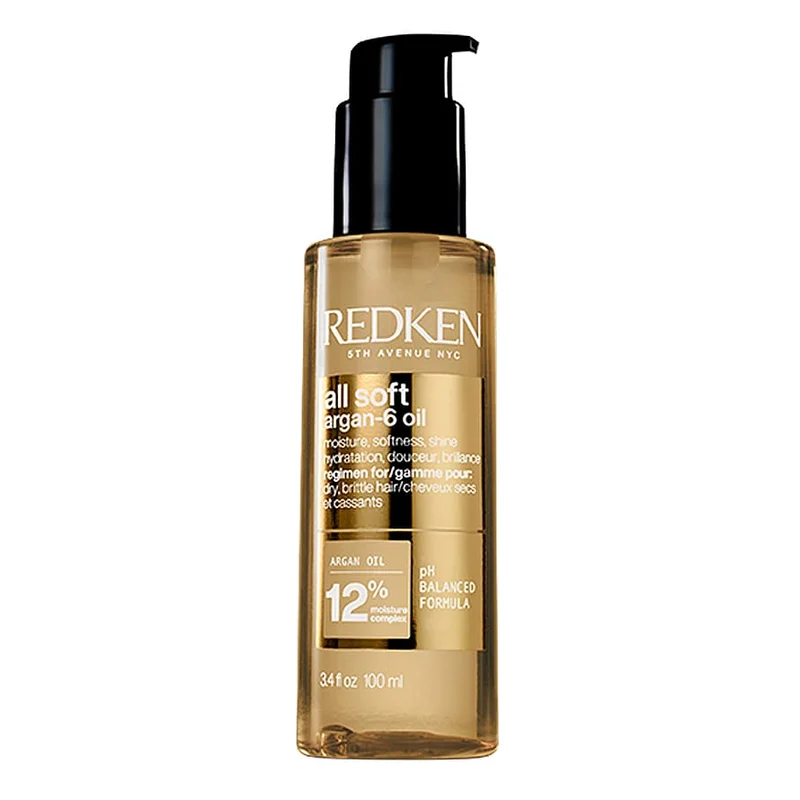 Redken All Soft Argan-6 Oil 100 ml, Hår, Shampoo & Hårpleje, Hårolie & Serum