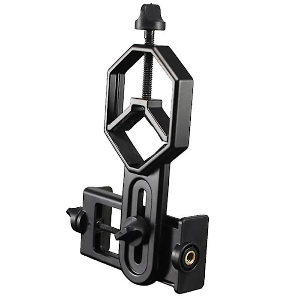 Universal Telescope Camera Adapter Mobile Phone Adapter Bracket Clamp Holder For Binoculars Compatible With Mobile Phone Holder Black