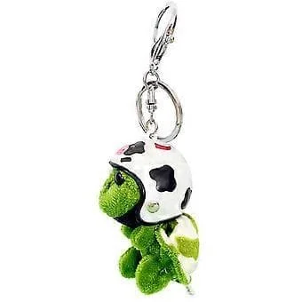 Helmet Sea Turtle Keychains Wallet Bag Charm Keychain Plush Pendant Key Holder Animal Ornaments Car Exquisite Decorations (ox)