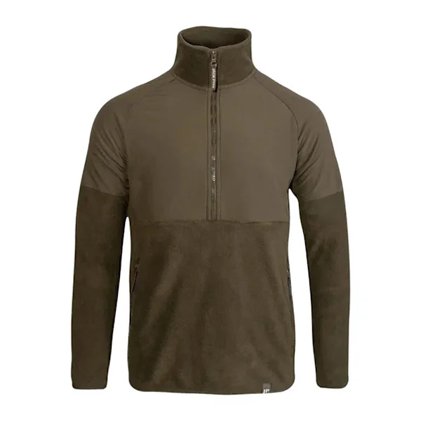 Jack Pyke Herr Bleasdale Half Zip Fleecetröja 3XL Mörk Oliv
