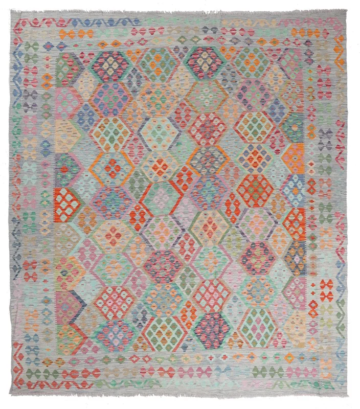 Kelim Afghan Old Style Matot 269X303 Isot Villa