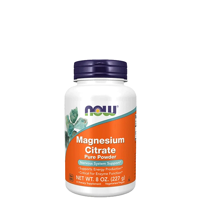 Now Foods Magnesium Citrate Pure Pulver 227 g