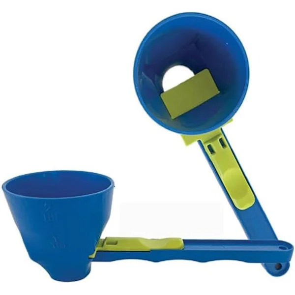 Protein Pulver Skyveskje, Pulver Trakt Skje, Kaffe Lekkasjesikker Skje, Høy Kvalitets Skje for Pre Workout Kreatin Pulver Formel Smoothie Kjøkken