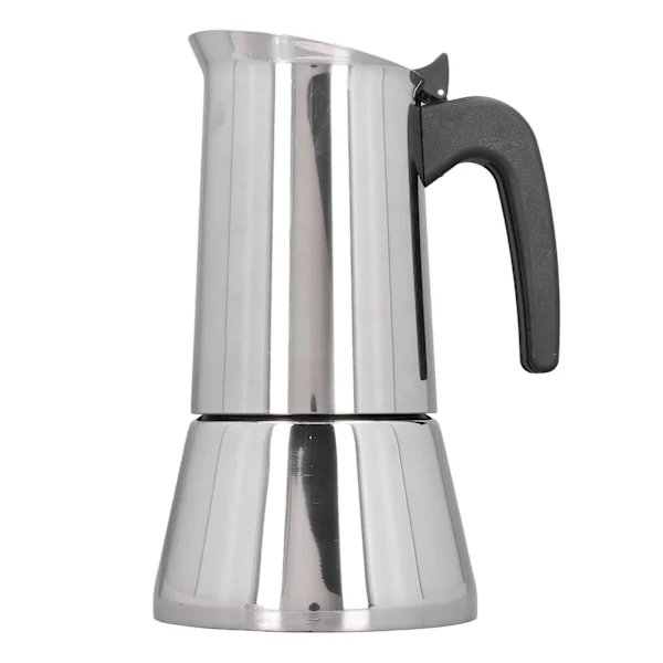 Spishall Moka Pot 430 Rostfritt Stål Portabel Spishäll Induktions Kaffebryggare 2 Koppar