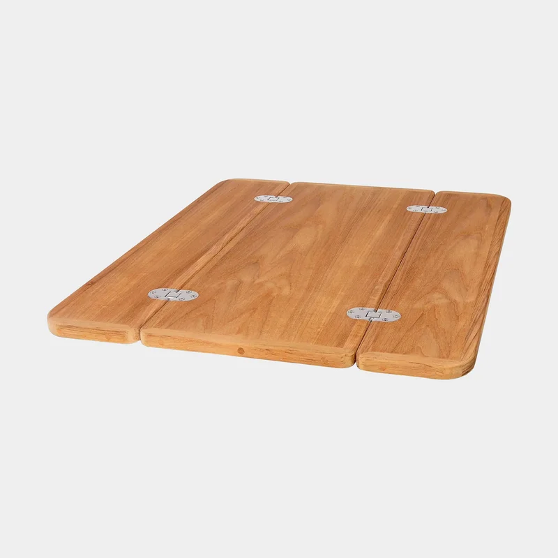 Boottafel - Kantelbare tafelblad in teak Roca Miami, rechthoekig, 70 x 60 cm