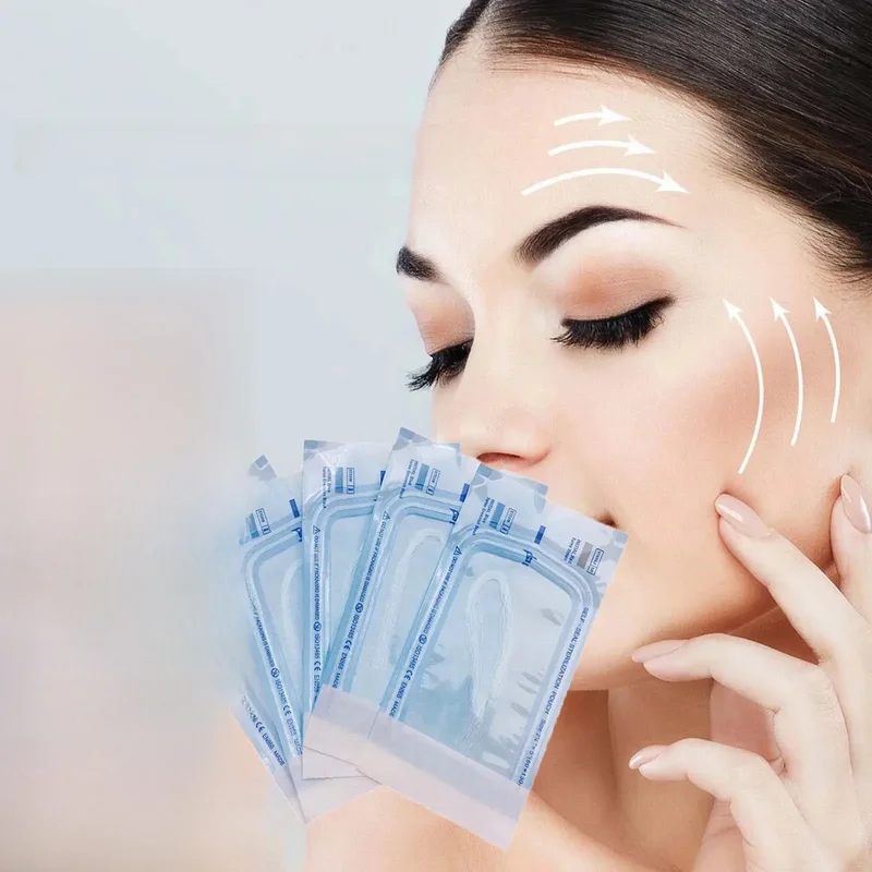 AliExpress - 60 Stück Gold Protein Line Fade Wrinkle Firming Facial Filler Keine Nadel Absorbierbare Glättung Hydrolysiertes Kollagenfaden-Serum