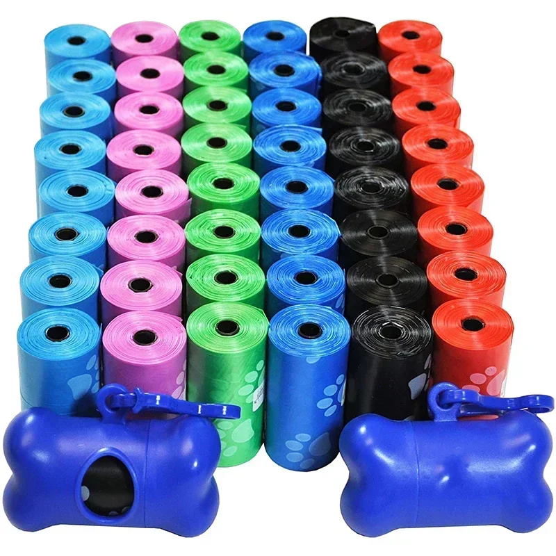 AliExpress - 120 Rollen Hondenkakzak Outdoor Schoonmaken Kakzak Outdoor Schone Huisdieren Benodigdheden voor Hond 15 Zakken/Roll Navulling Vuilniszak 