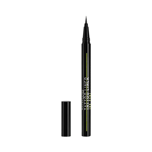Maybelline Tattoo Liner Ink Pen Jet Black Liquid Eyeliner & ögonpennor Dam Svart 1 ML