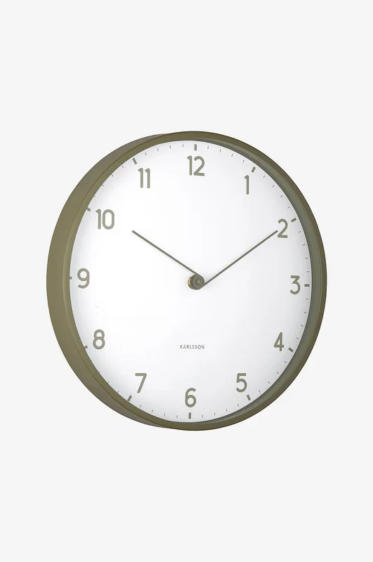 Karlsson - Veggklokke Sencillez - Grønn - Veggklokker & bordklokker - Fra Homeroom