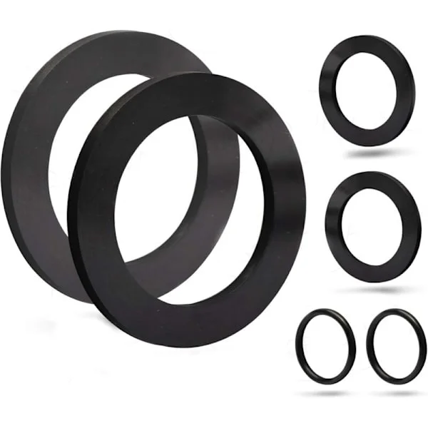 Förpackning med 6 silikon-O-ringar för avstängningsventiler och silar – Kompatibel med Intex 10255 10745 10262 – Minskad läckage - 28621RP