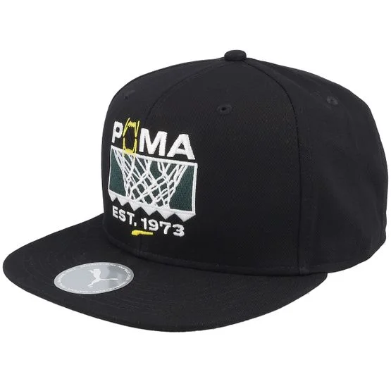 Puma - Musta snapback Lippis - Basketball Pro Fb Cap Black Snapback @ Hatstore