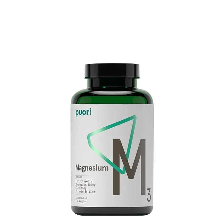 Puori M3 Magnesium & Zink, 120 kapsler