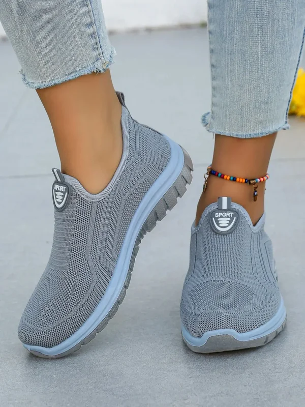 AliExpress - Chaussures pour femmes baskets respirantes tissées volantes à enfiler chaussures femme 2025, baskets pour femmes. chaussures csale avec 