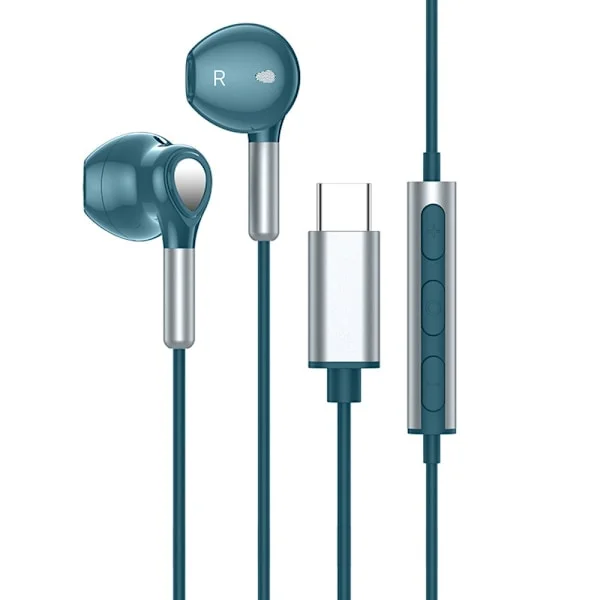 USB-C Kuulokkeet Samsung Galaxy S22 Ultra S21 FE S20 A53:lle, USB-C Kuulokkeet Mikrofonilla, In-Ear Langalliset Kuulokkeet, USB Type C Kuulokkeet