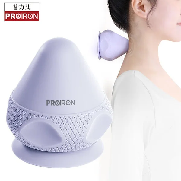 Handsfree Vibrating Massage Ball, Heat Trigger Point Ball, Deep Tissue Massage for Back Muscles, Soreness Relief, Recovery Massage