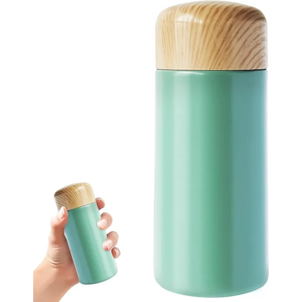 150ml Liten Termosmugg för Mjölk, Kaffe, Te, Mini Termosmugg för Varma och Kalla Drycker, 304 Rostfritt Stål Liten Vattenflaska, Bärbar Vakuumflaska