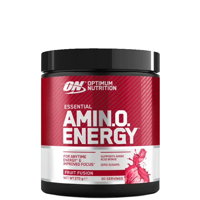 Fokus & nootropics Optimum Nutrition Amino Energy PWO 270 g, Fruit Fusion - Bodyman.dk