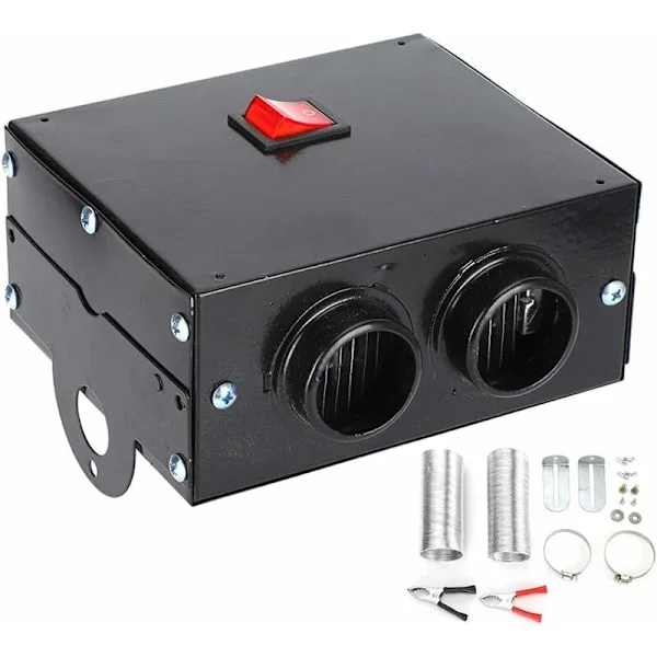 Bilvarmer, bilvarmer defroster, bærbar antiduggvifte, 500W (12V) rask varmeovn